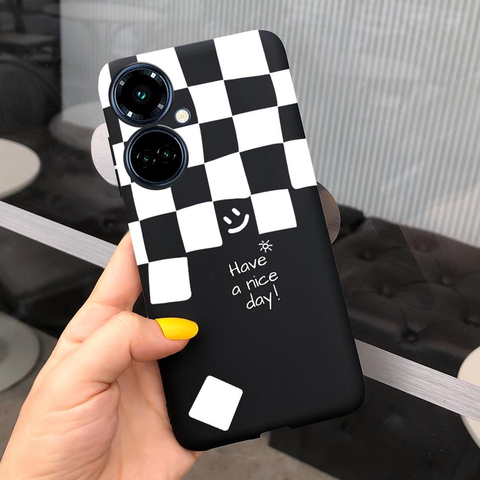 For TECNO Camon 19 Neo Case Cartoon Boy Child Fashion Phone Case Back Cover For Tecno Camon 19 Pro Camon19 Matte Soft Bumper Bag