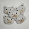Mini Cartoon Bear Plush Brooch for Bags, Clothes, Shoes, and Socks