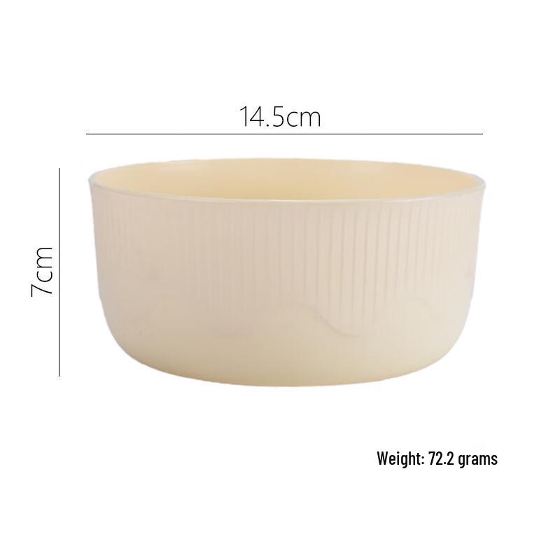ZISIZ Nordic Style Enamel Rice Bowl Set