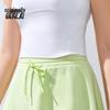 BENLAI Women's Drawstring A-Line Sports Skirt