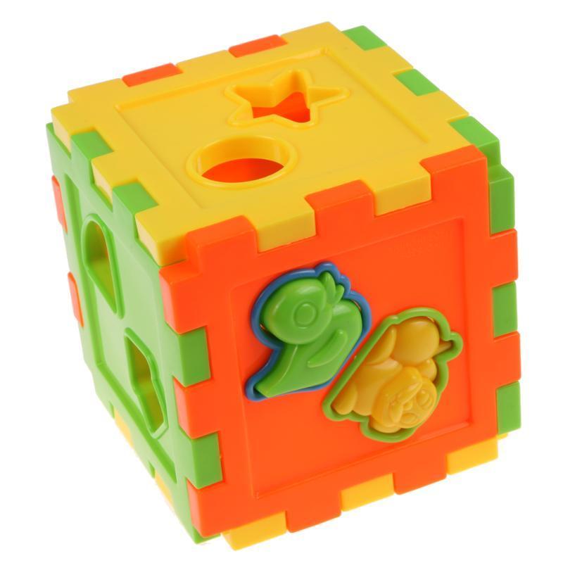 Baby Kid Bricks Matching Blocks Baby Intelligence Educational Sorting Box