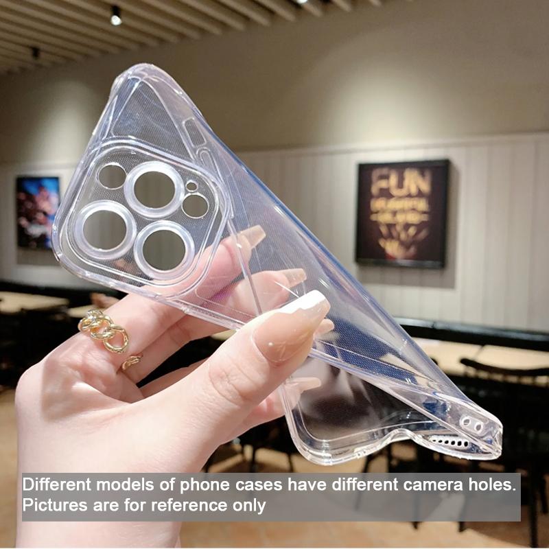 Funny Lovely Teddy Dog Dog Couple Clear Phone Case for IPhone 17 16 15 14 11 12 13 Pro Max 7 8Plus 12 13 Mini X XS XR Soft Cover