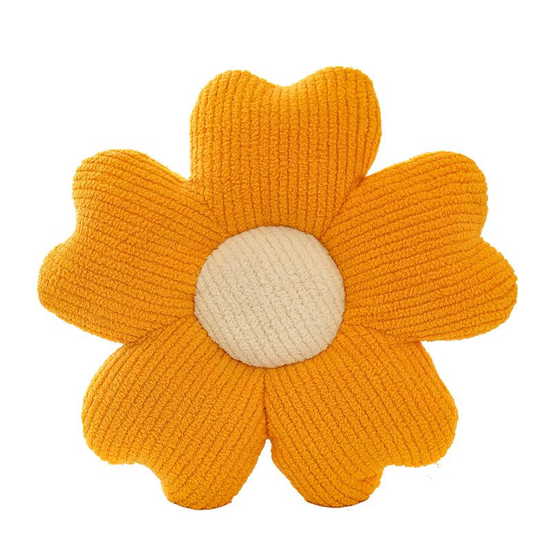 Cloud Daisy Flower Throw Pillow for Sofa, Chair, Office, Bedroom, or Floor Cushion