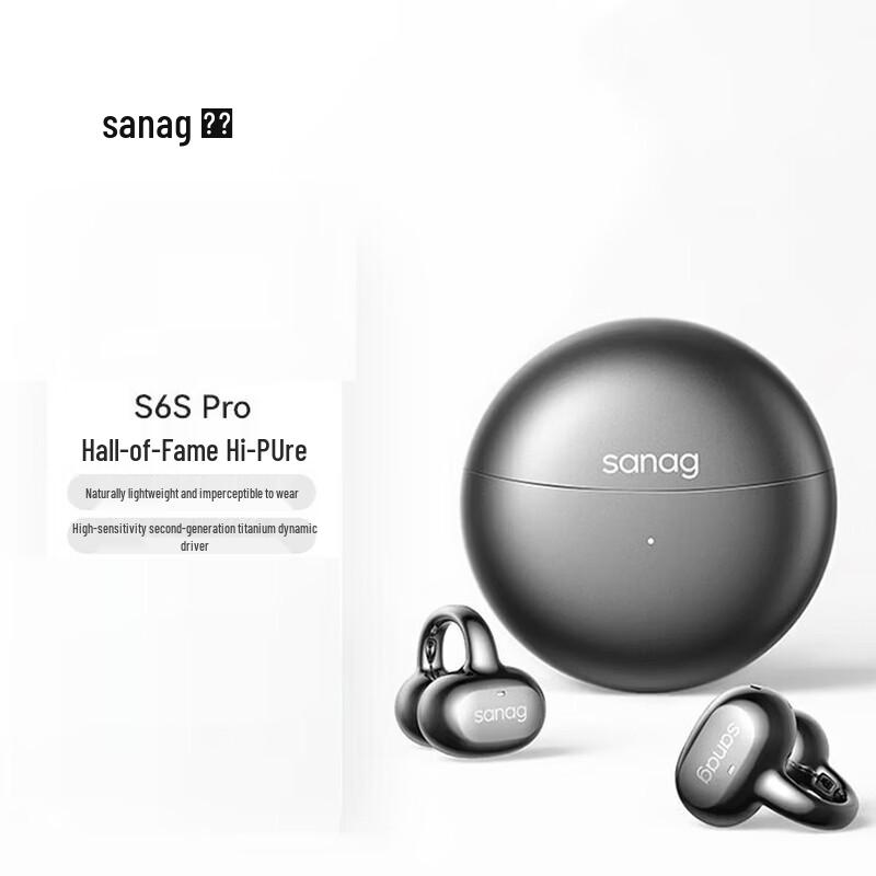SANAG S6S Pro Open-Ear Clip Bluetooth Sports Earbuds