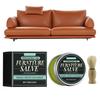 Leather Protection Cream with Brush Leather Conditioning Balm for Bags Shoes Car Furniture