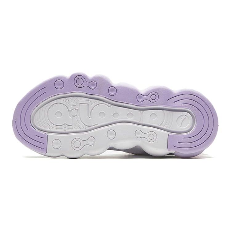 Anta Kids Huaxing Comfortable Versatile Non-Slip Wear-Resistant Breathable Casual Shoes Kids Casual Shoes Purple White 322338803-1