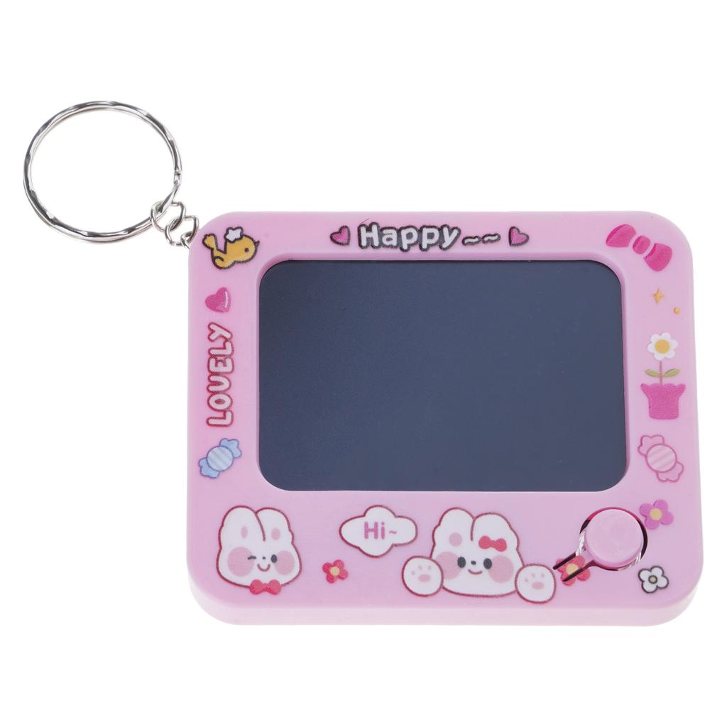Easy To Clean ABS Plastic Miniature Doodles Keychain For Daily Use And Creative Expression Doodling Tool