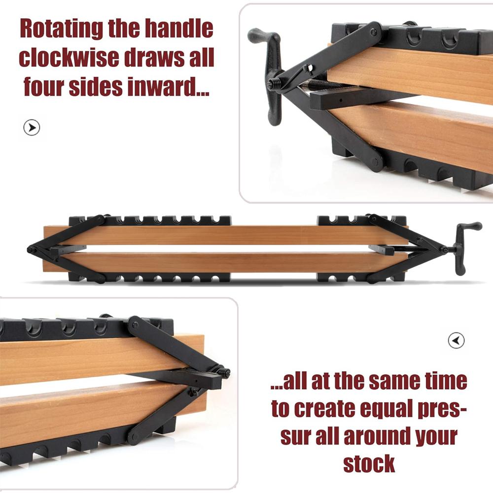 4 Way Pressure Clamps Set Custom-width Clamp Splicing Board Positioning Panel Fixed Clip Carpenter Woodworking Tools
