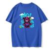 New Trendy Brand Summer Men's Short-sleeved Hip-hop Fashion Trend Casual Versatile T-shirt European Size Men's Tops
