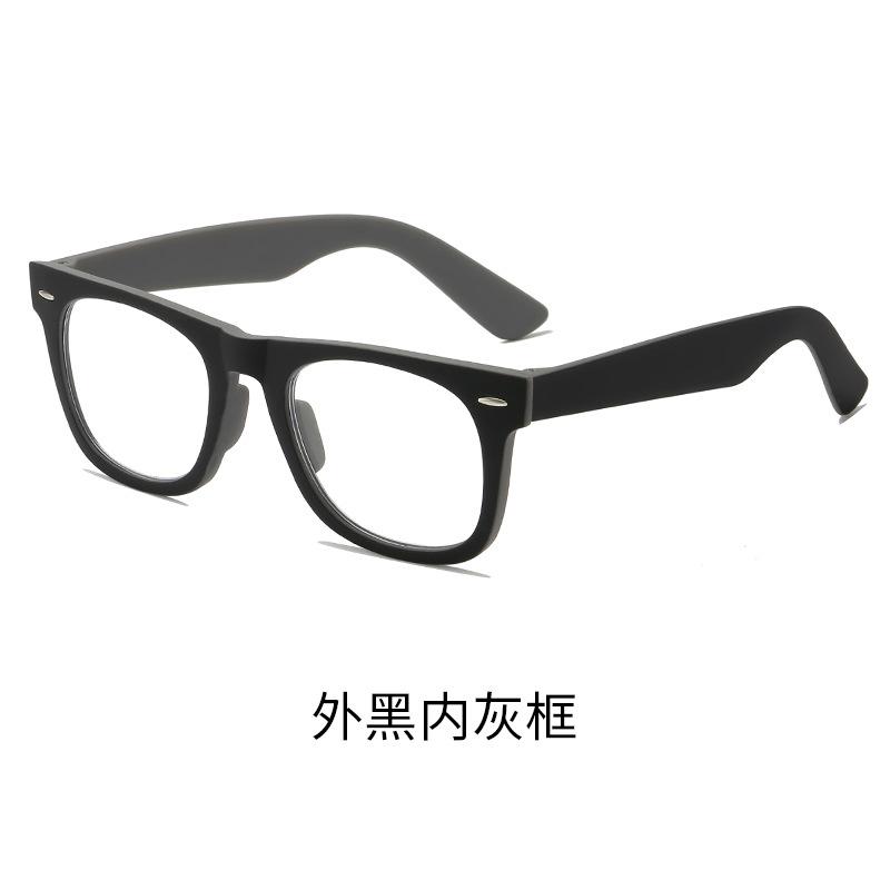 Fashion Large Frame Color-Changing Reading Glasses Men'S Anti-Blue High Definition Indoor And Outdoor Reading Glasses Photosensitive Discoloration