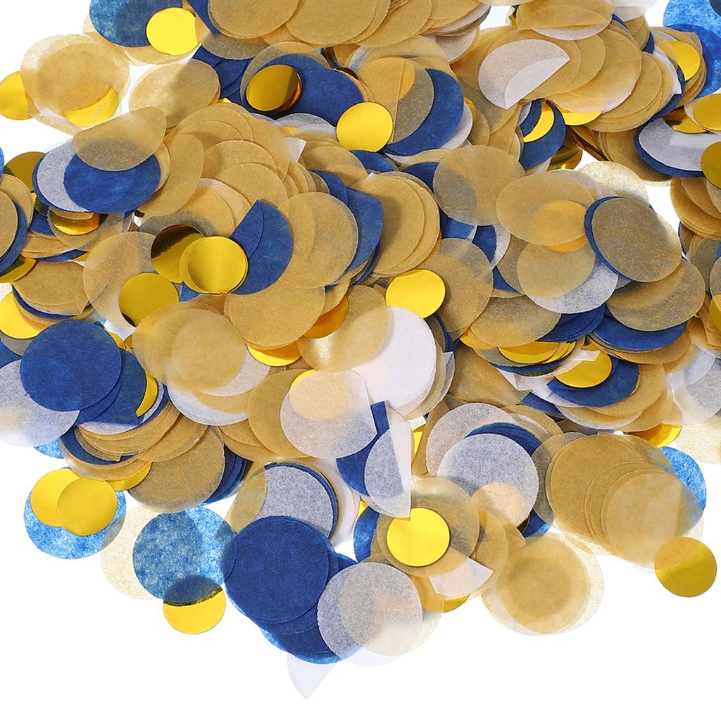 Ronde Tissuepapier Confetti 1 Inch Tafel Confetti Cirkel Stippen voor Bruiloft Verjaardag Feest Ballon Decoraties(1,76 oz)