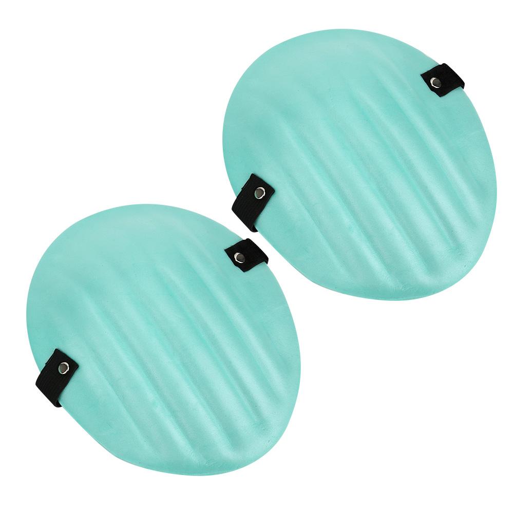 2Pcs EVA Foam Padding Knee Pads Leg Protector with Adjustable Hook Band for Fitness Yoga Roller Skating