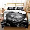 Boxing Champion Mike Tyson 3D Cartoon Printed Bedding Queen Bedding Set Customized King Size Bedding Set Soft and Comfortable