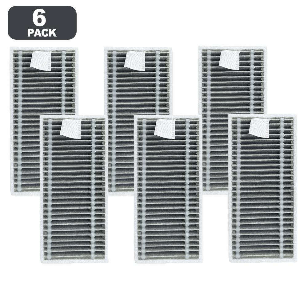 6pc For Ecovacs Washable Replacement Filters, Suitable For  Deebot X11, OmniCyclone, X11 Pro, X11 Pro For Omni, X11 X11 Famil