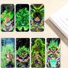 Dragon Ball BROLY Transparent Phone Case for Motorola Moto Edge 20 30 40 50 S30 Fusion Ultra Pro Neo Lite