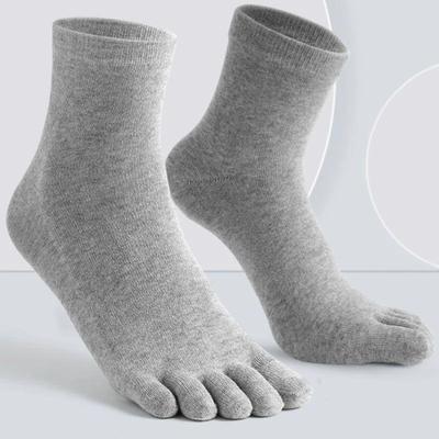 Fünf-Zehen-Socken Herren Reine Baumwolle Fünf-Zehen-Socken Schweißabsorbierend Mittelhoch Gespaltene Zehensocken Zehensocken für Herren