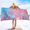 Beautiful Marble Pattern Printing Series Seaside Vacation Beach Towel Swimming Bath Towel