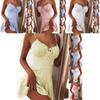 Stylish Women's Floral Printed Sleeveless Mini Dress Perfect For Summer Beach Days