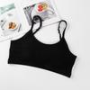 Women'S Basic Sports Bra Scoop Neck Wireless No Padding Bralette Ultra Comfortable Soft Smoothing Seamless Sexy Backless Tank Top Lingerie
