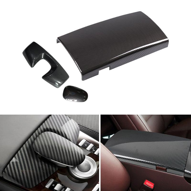 

Для Mercedes Benz S Class W221 W222, автомобильная консоль, подлокотник, чехол для телефона, панель набора номера, отделка из углеродного волокна, зерно, интерьер