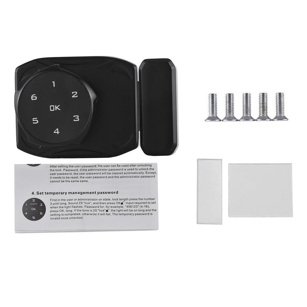 Smart Cabinet Lock Universal Keyless Lock Cabinet Electronic Induction Lock for 3-12mm Thick Glass