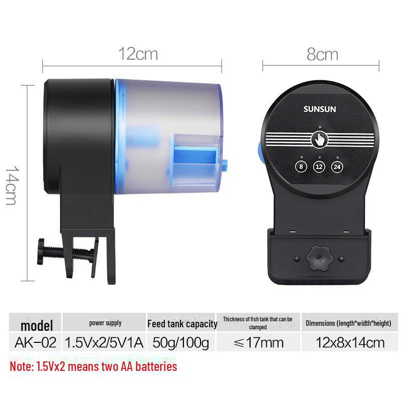 "Smart Aquarium Fish Feeder: Automatic Timer for Koi and Goldfish"