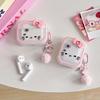 Ins Cute KT Cat Suitable for Airpodspro1 Protective Case, Four Corners Anti-drop Apple Bluetooth Headset Case 1/1st Generation