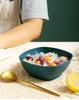 Square Wheat Straw Soup Ramen Bowls Anti-Fall Large Salad Fruit Rice Bowls Food Container Kitchen Tableware Microwave Safe