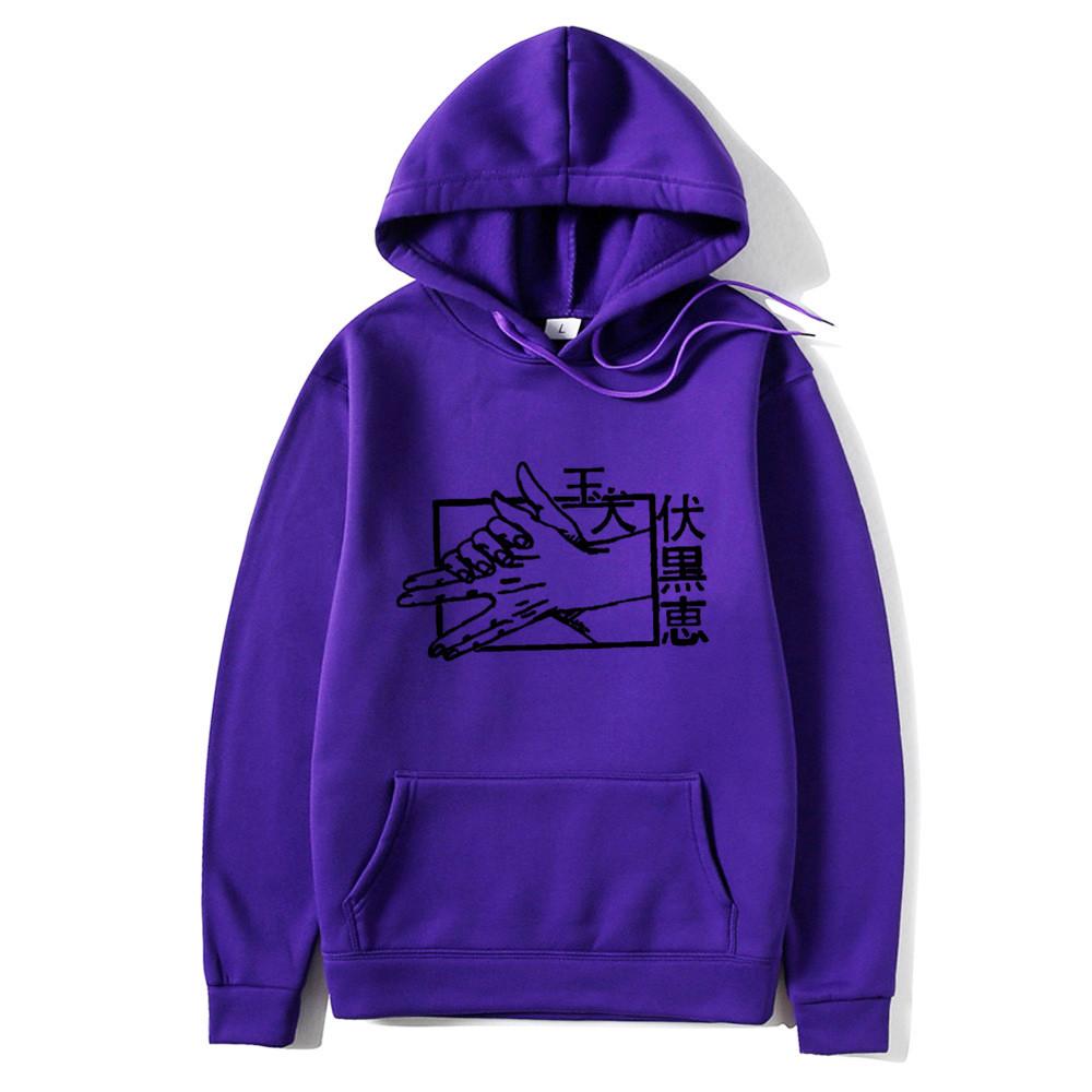 Japanische Animation Jujutsu Kaisen Herren Hoodie Sweatshirt Herren Damen Herbst Modedesign Pullover Herren Fleece-Hoodies