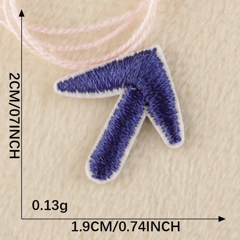 Korean Wappen Embroidery Self-Adhesive Patch for Clothing & DIY Accessories