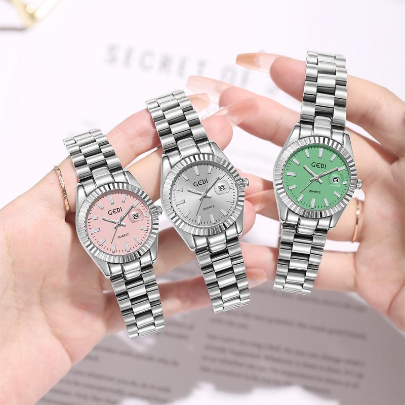Steel Belt Watch Women'S Log Type Same Watch Women'S High-End Calendar Watch