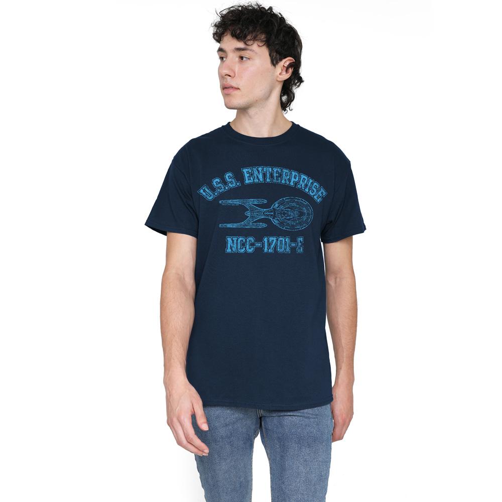 STAR TREK Mens Enterprise E Athletic T-Shirt
