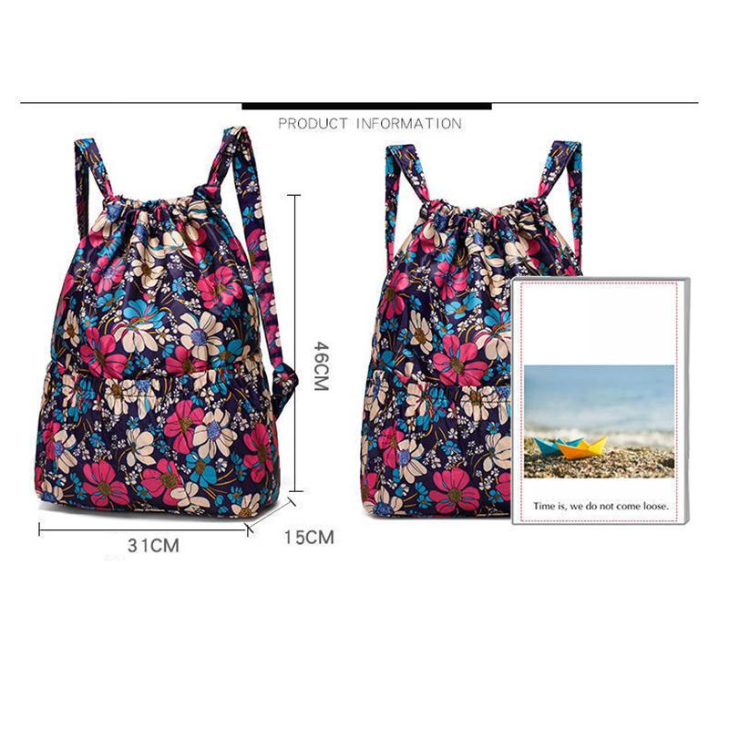 Nylon-Bündel-Taschen-Rucksack, Outdoor-Sporttasche, große Kapazität, leichter Reiserucksack