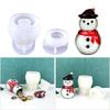 Jar Resin Mold Christmas Silicone Storage Box Mould for Epoxy Casting Home Decor