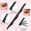 Eyebrows Razor, 5-in-1 Eyebrow Set, Eyebrows Trimmer Kit, Professional Eyebrow Grooming Set Including Comb Tweezers, Scissors, Brow Razors, Brush for