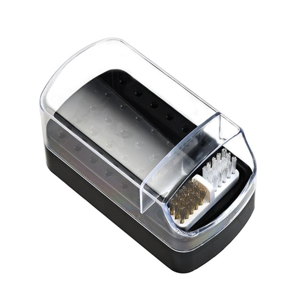 

30 Holes Nail Art Display Stand Nail Salon Exhibition Stand Displayer Box Home Nail Art чорний