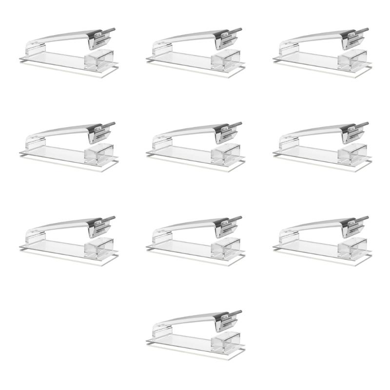 Packung mit 10 praktischen Drahtklemmen mit Klebesockel zur Kabelorganisation, Verhinderung von Kabelsalat, Kabelhalter für Zuhause, Arbeit