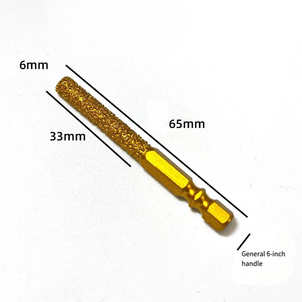 Compact Dimensions Diamond Grinding Bit Easy To Maneuver Jewelry Making Multi-functional Application 60mm Length About