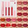 DUNUF Water Light Lip Glaze Mirror Glass Nude Pink Brown 16 Colors Highly Pigmented Lip Gloss Hydrating Sexy Red Lipstick Makeup