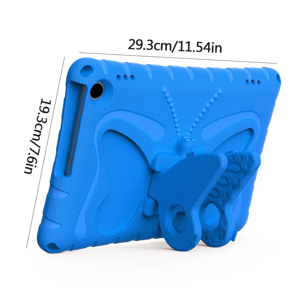 EVA Protective Case Fits for Kindle Fire Max 11 (2023) Shockproof Protector with Rotatable Folding Stand Blue
