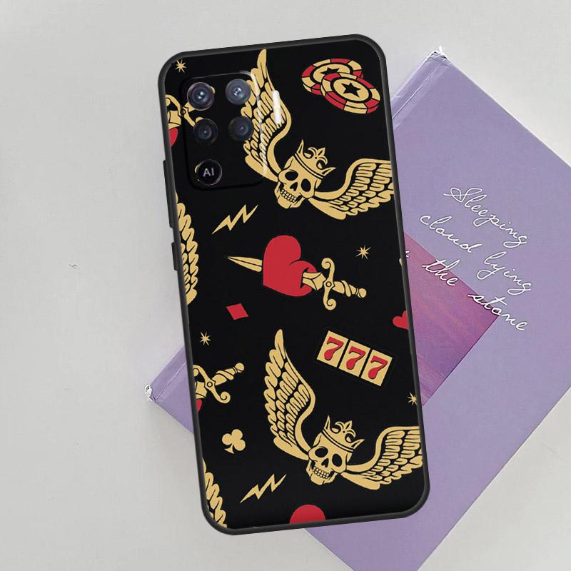

CASINO PLAYING CARDS COLLECTION Phone Case For Oppo A54 A74 A94 A15 A16 A17 A52 A72 A76 A96 A57 A58 A78 A98 A53S Cover Case OPPO A96 4G