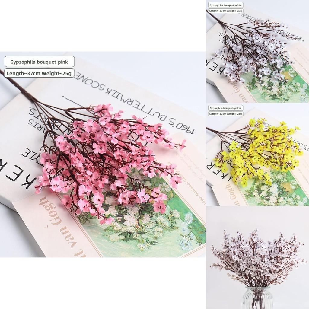 Bridal Wedding Silk Flower Garland With Gypsophila Paniculata Design For Ceremony Decor And Photo Shoots