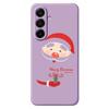 For Samsung Galaxy A17 5G Case Santa Claus Gift Pattern Printing Straight Edge TPU Phone Back Cover