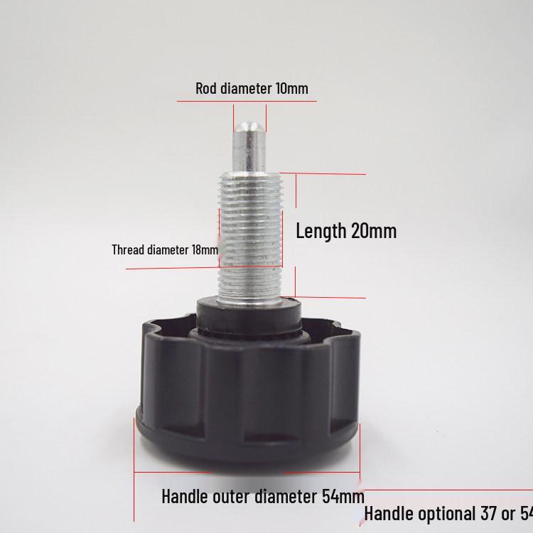 Multi-functional Black Hexagonal Spring Pull Pin for Fitness Equipment