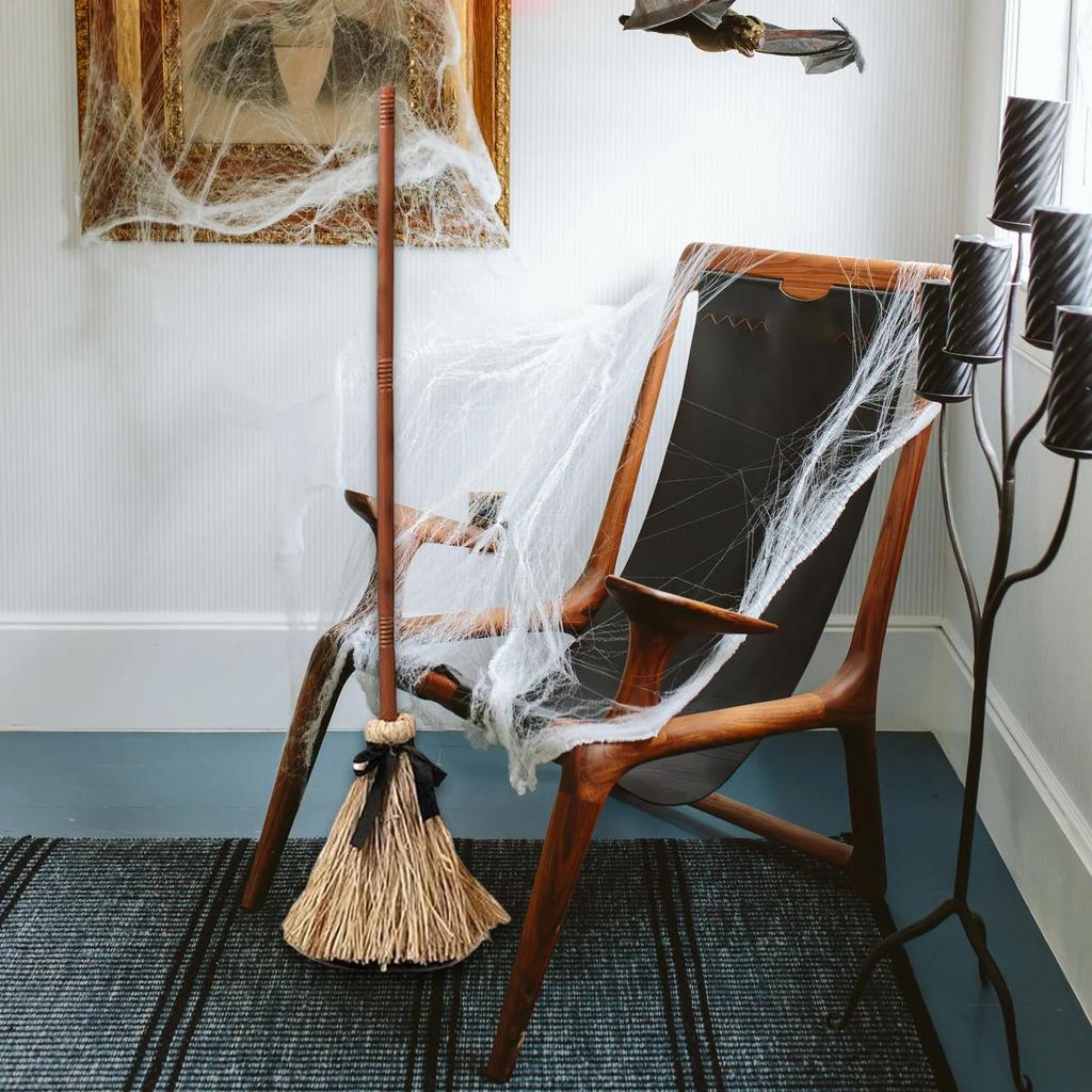Dancing Witch Broom Funny Spooky Gift Creative Easy Setup Dancing Broomstick for Floor Porch Indoor Outdoor Themed Parties Home