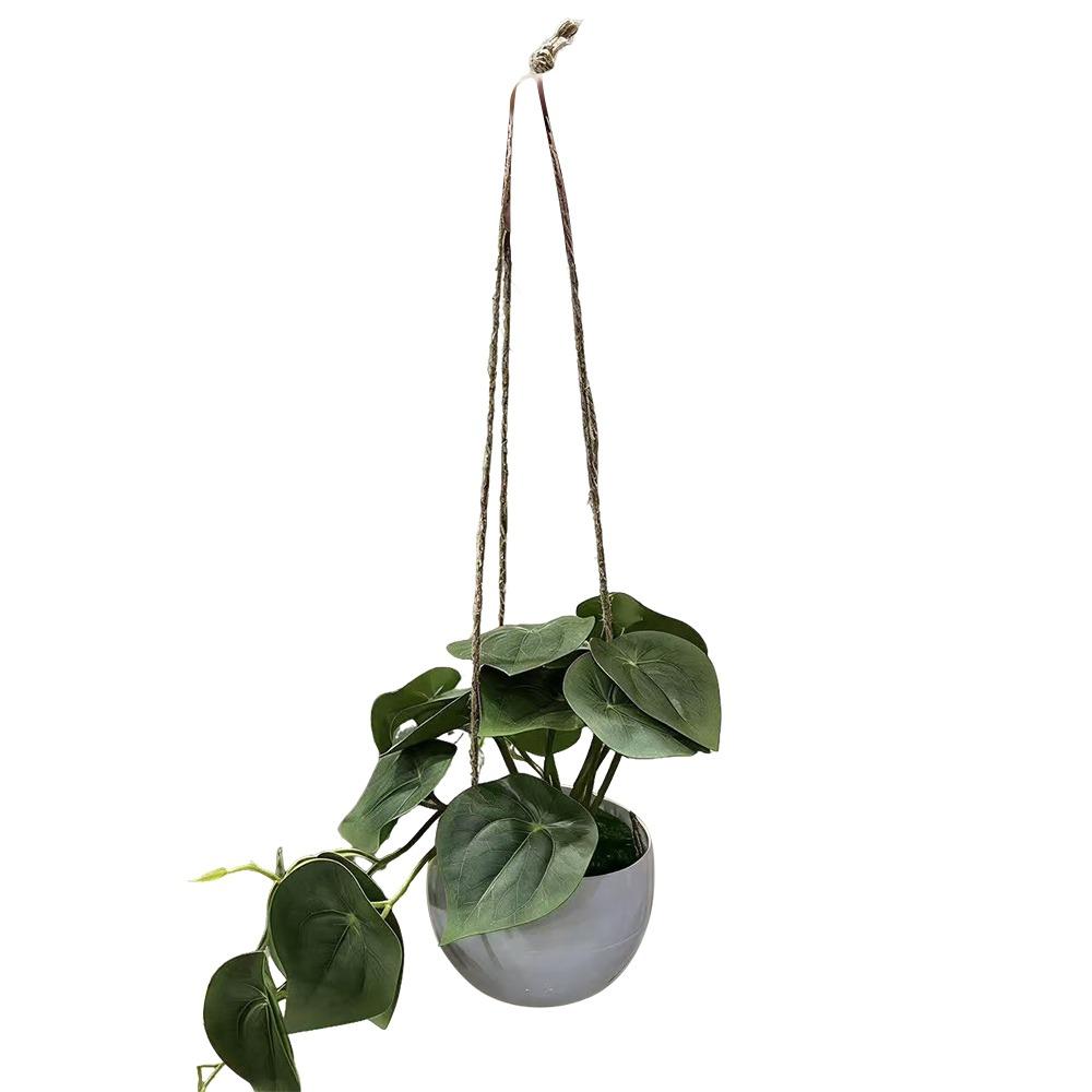 

Green Artificial Grass Hanging Bonsai DIY Photo Props Simulation Grass Flowerpotted Accessories Hanging Simulated Plant Gift