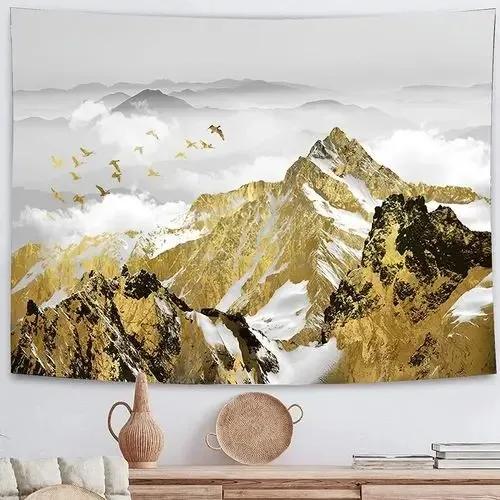 

Иллюстрация Лес Закат Пейзаж Узор Подвесная Ткань Домашнее Настенное Украшение Гобелен Спальня Гостиная Гобелен 100x75cm