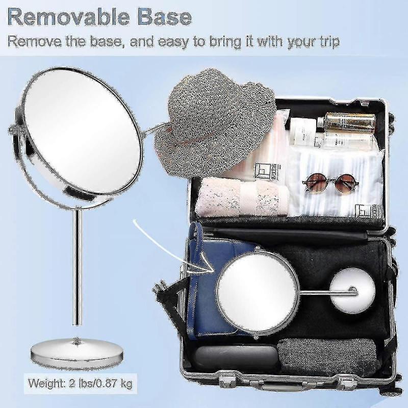 Magnifying Makeup Mirror With 1x / 10x Magnification,high Definition  -Yx