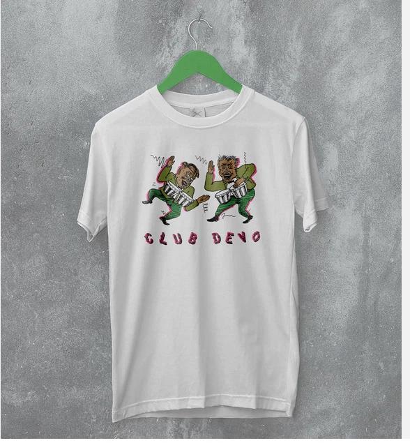 Devo T-Shirt Tour Concert Tee Club Devo Shirt Funny New Wave Band. 4XL