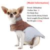 Fleece Pet Vest Coat With D-ring Plaid Dog Clothes For Small Medium Pets Warm High Neck Dogs Parka For Winter Yorkshire Outfits